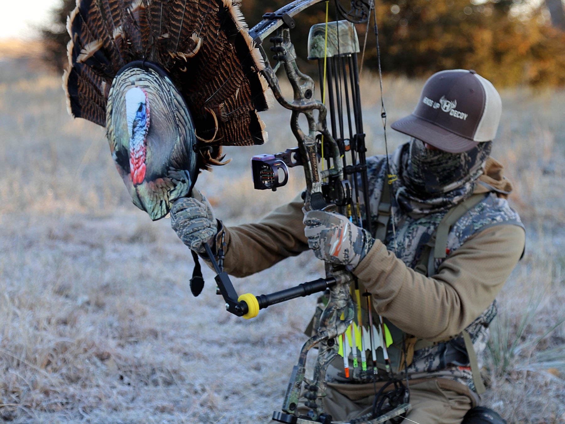 Tom Turkey Decoy Strutting - Heads Up Decoy
